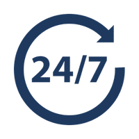 24/7 home care icon